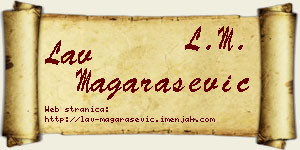 Lav Magarašević vizit kartica